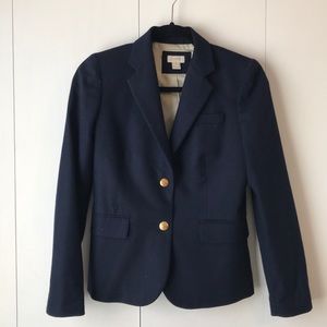 J. Crew navy school boy blazer size 0